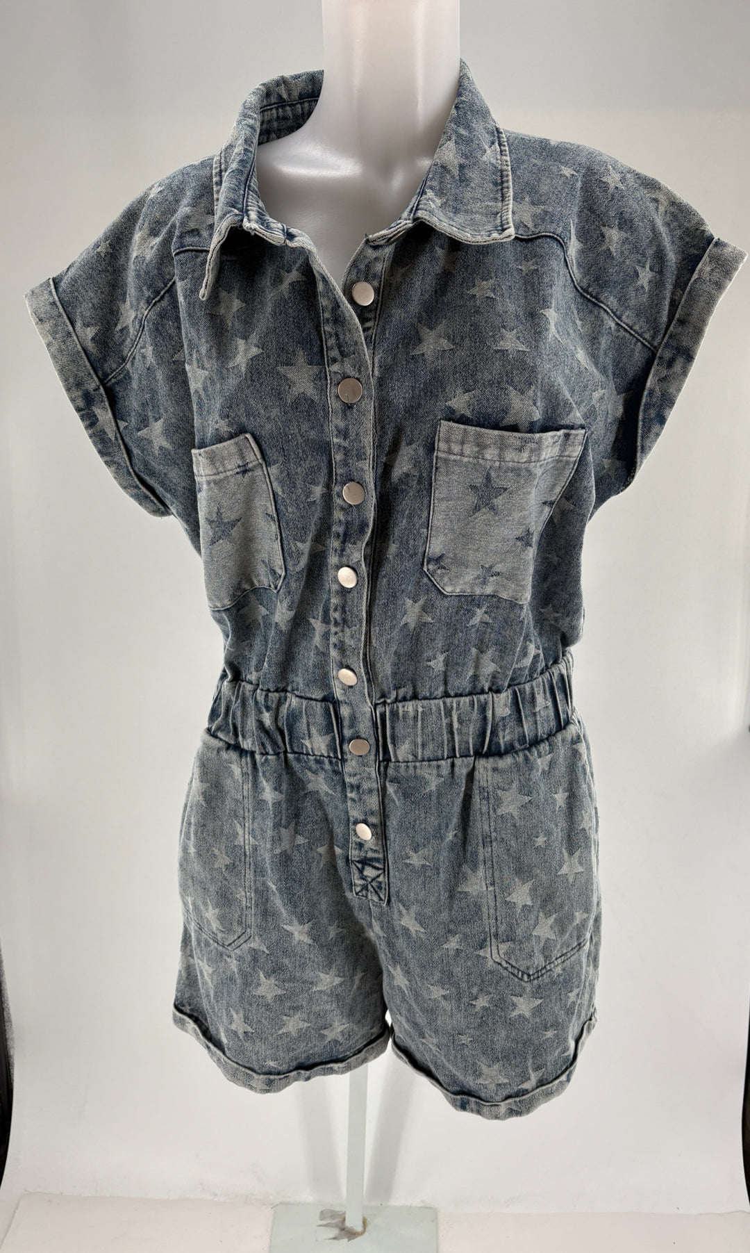 Size M Denim Romper