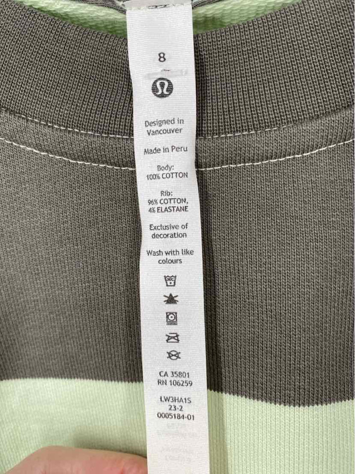 Size 8 Lululemon Green Sweater
