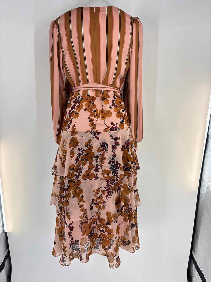Size 14 Badgley Mischka Tan Dress