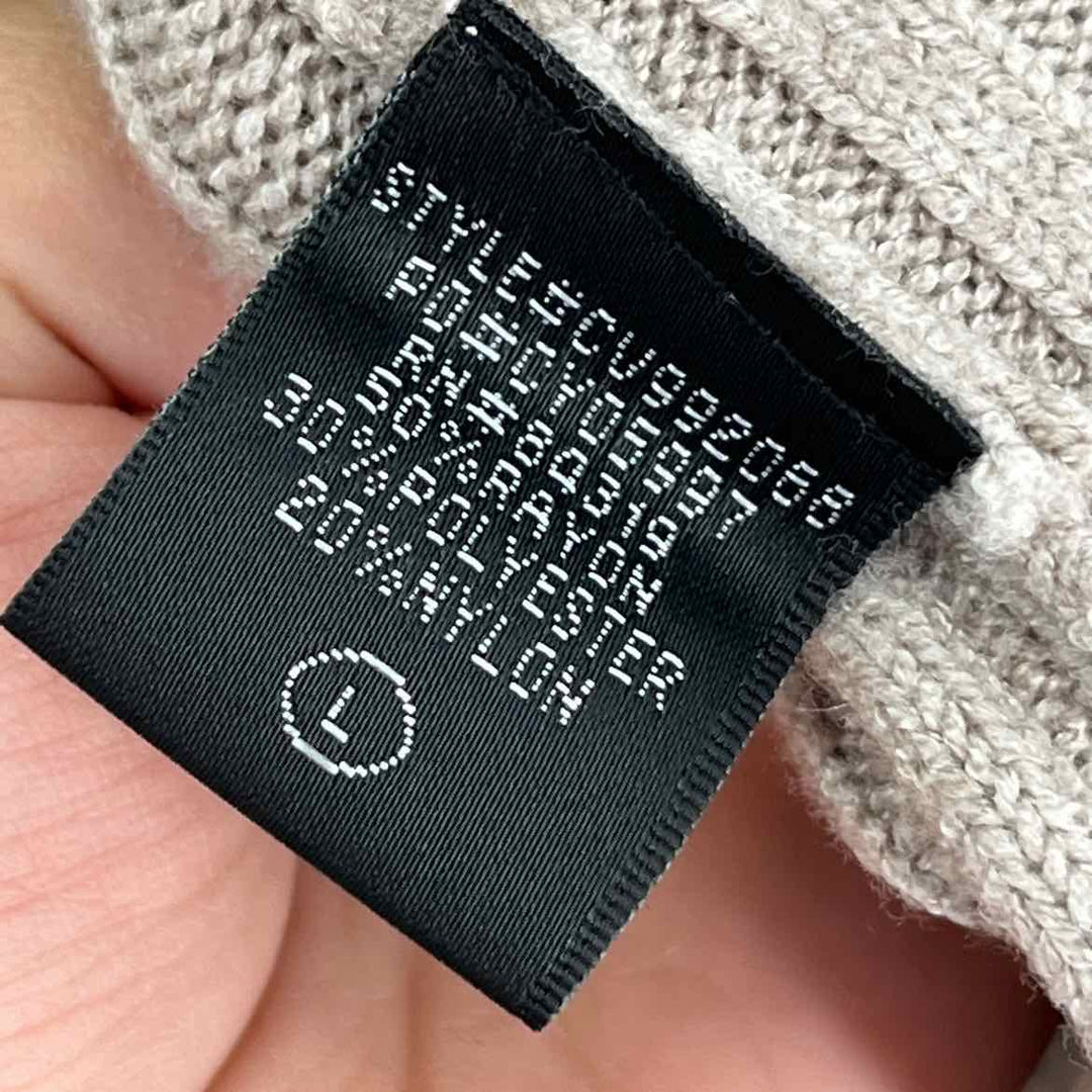 Size L CYRUS Tan Knit Cardigan