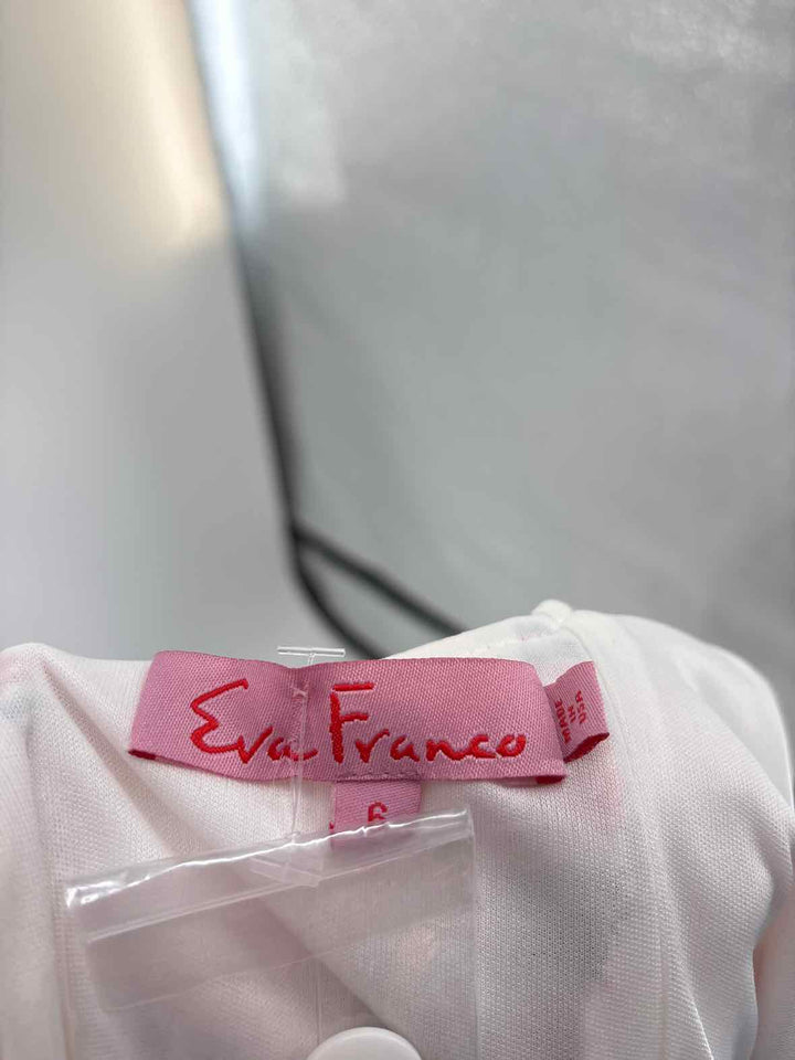 Size 6 EVA FRANCO PINK PRINT Shirt