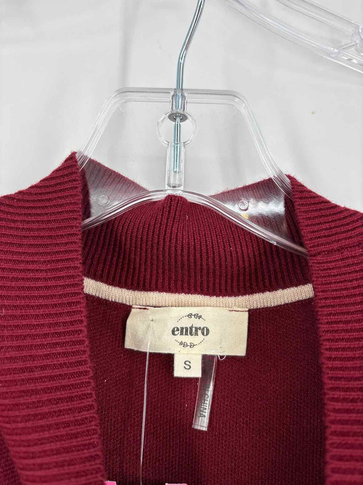 Size S ENTRO Wine Dress