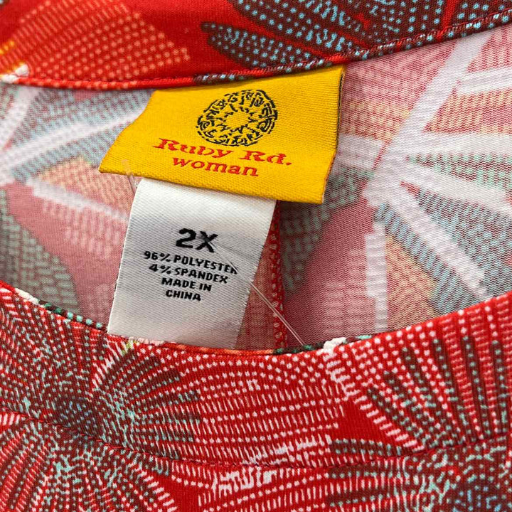 Size 2X Ruby Rd Orange Dress