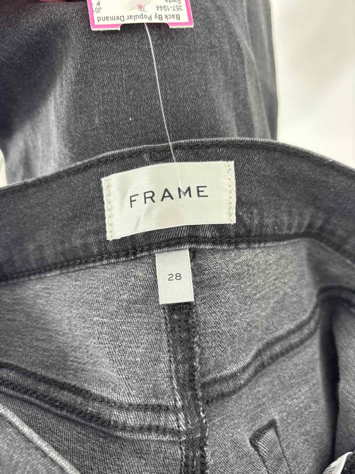 Size 28 FRAME Black Pants