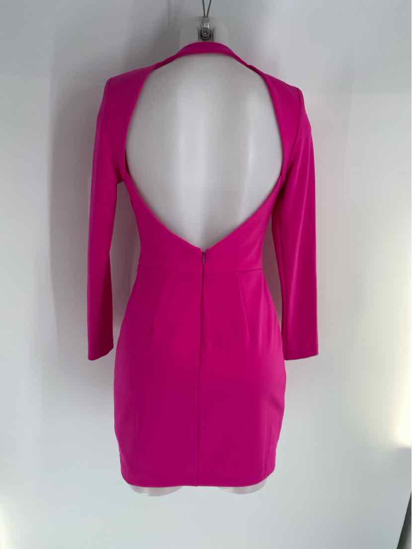 Size 8 BETSY ADAMS Fuschia Dress