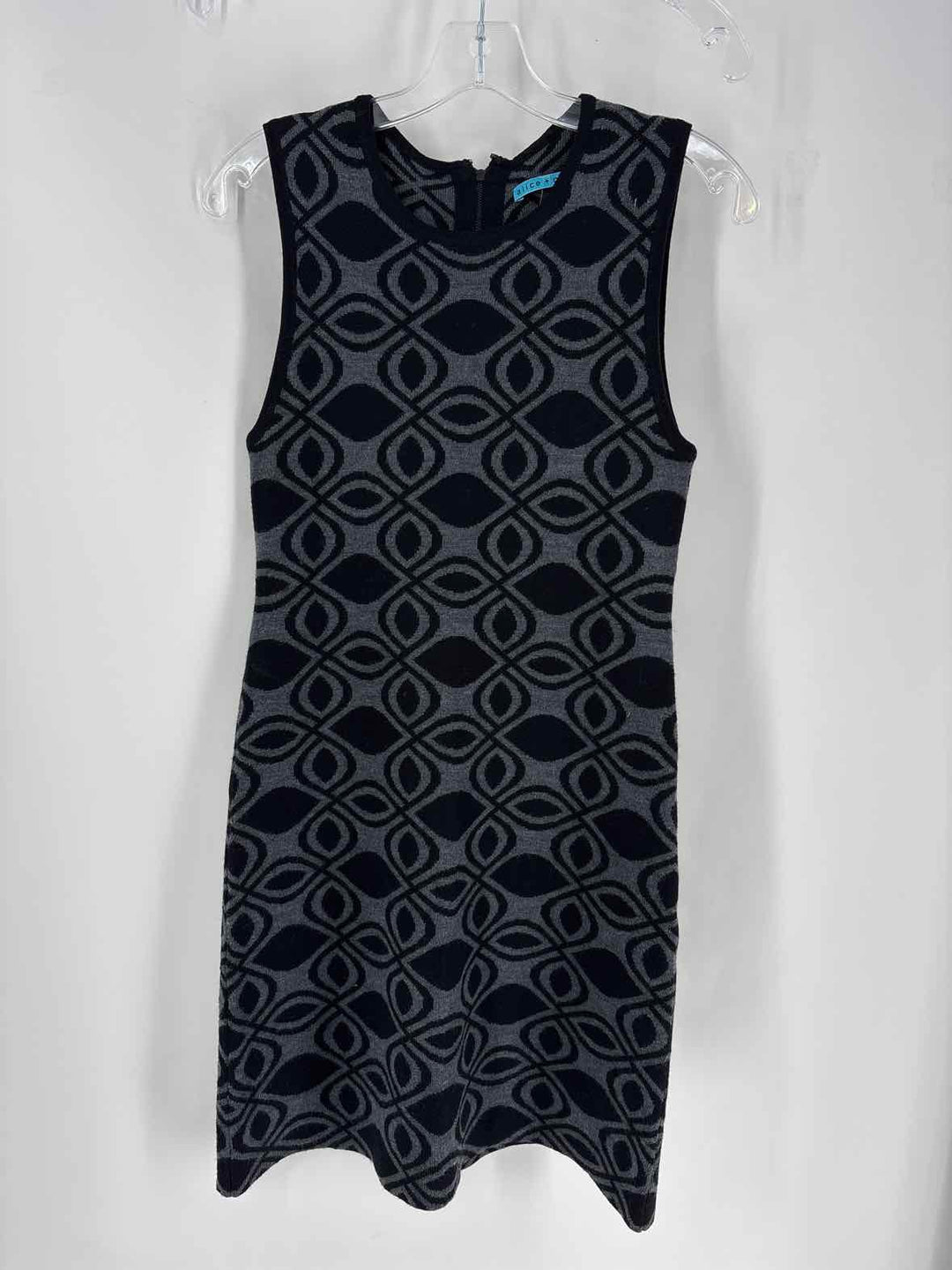 Size S Alice + Olivia Black Print Dress