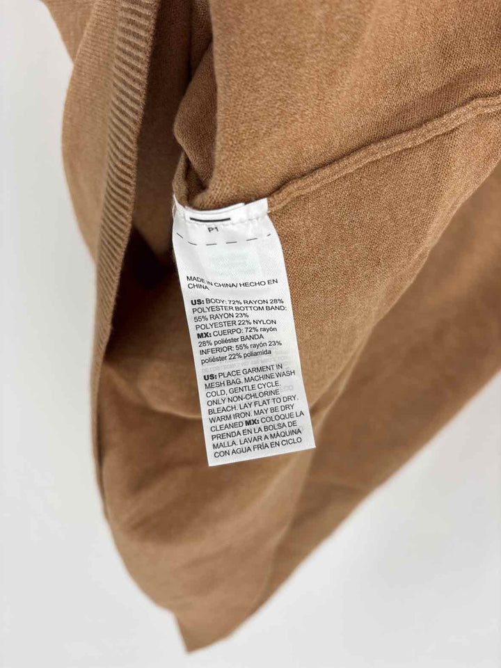 Size L Chico's Tan Sweater