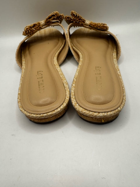 Shoe Size 8.5 CROWN & IVY Tan Sandals