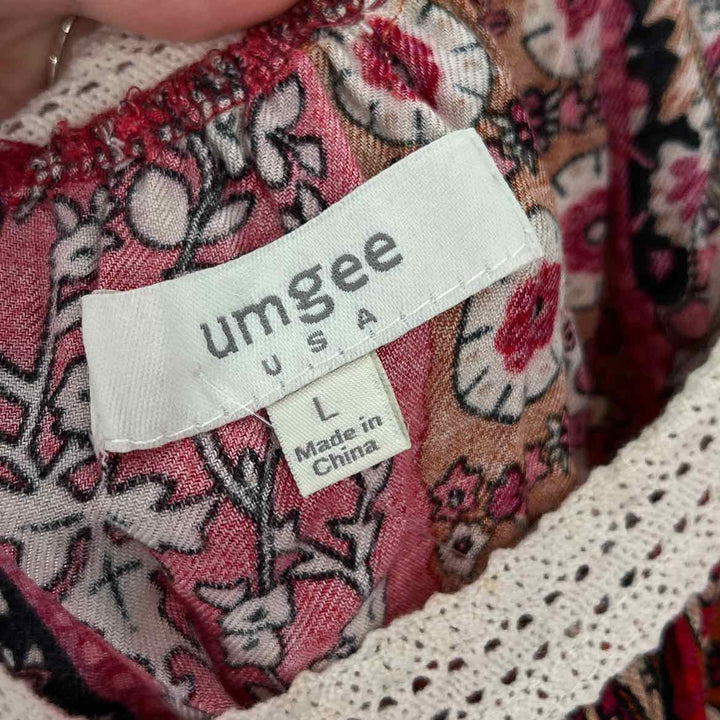 Size L Umgee Red Dress