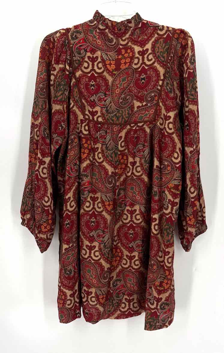 Size L Umgee Burgundy Dress