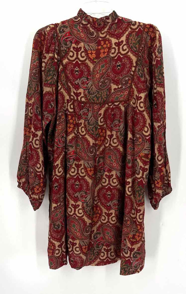 Size L Umgee Burgundy Dress