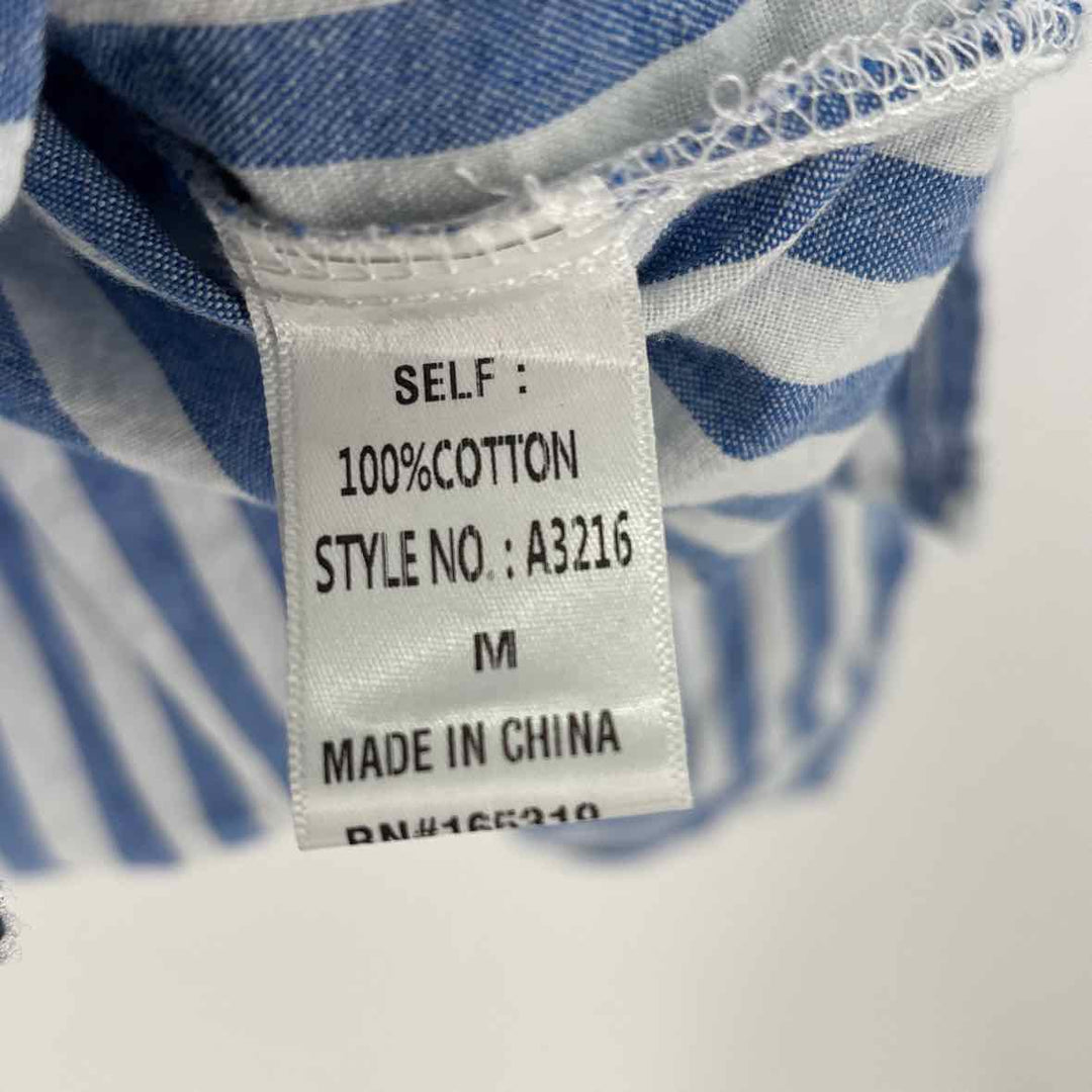 Size M Blue Cotton Shirt