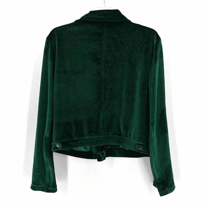Size XL Green Velour Jacket