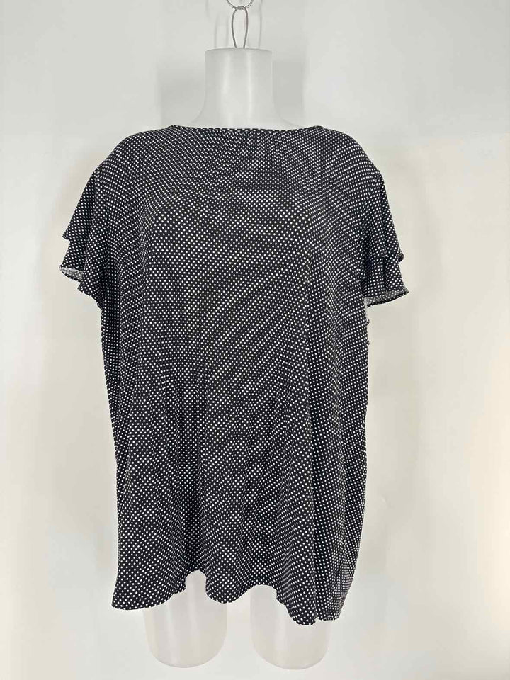 Size 2X Adrianna Papell Black Shirt