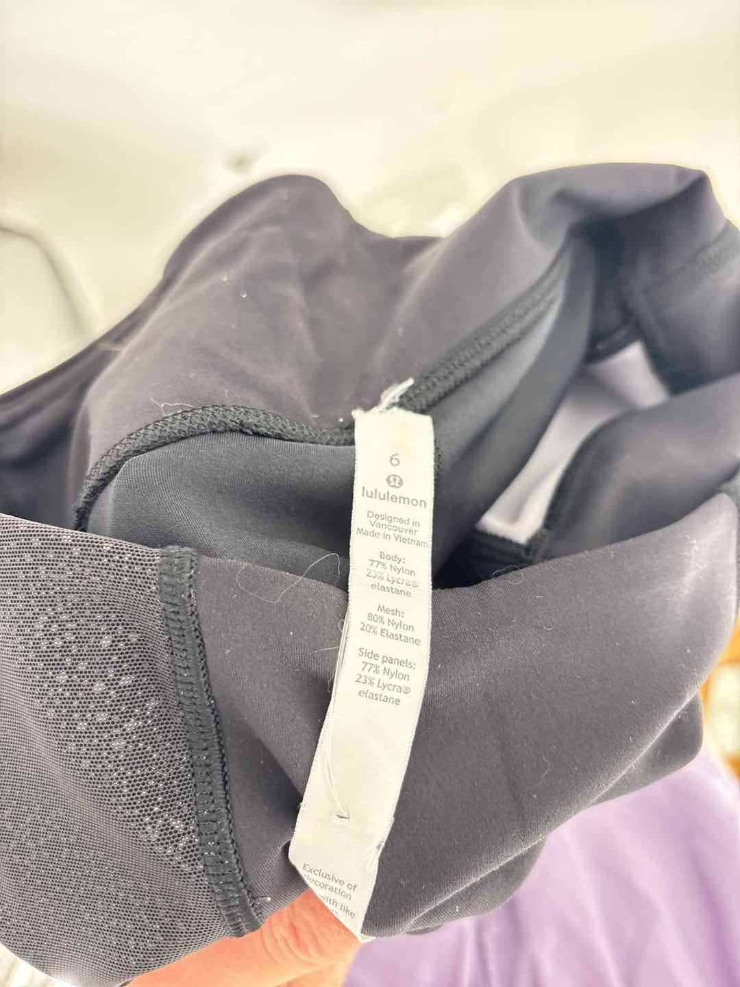Size 6 Lululemon Black Pants