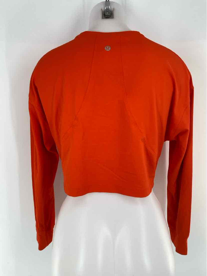 Size 4 Lululemon Orange Shirt