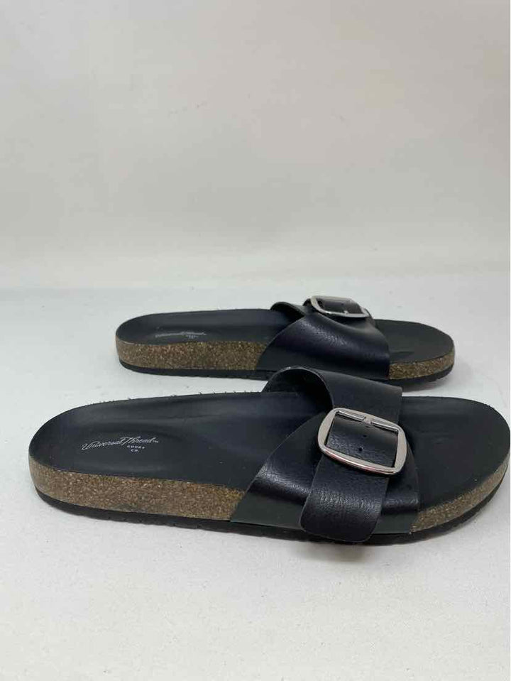Shoe Size 6 UNIVERSAL THREAD Black Sandals