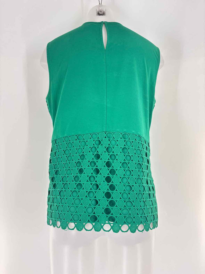 Size L Ann Taylor Green Shirt