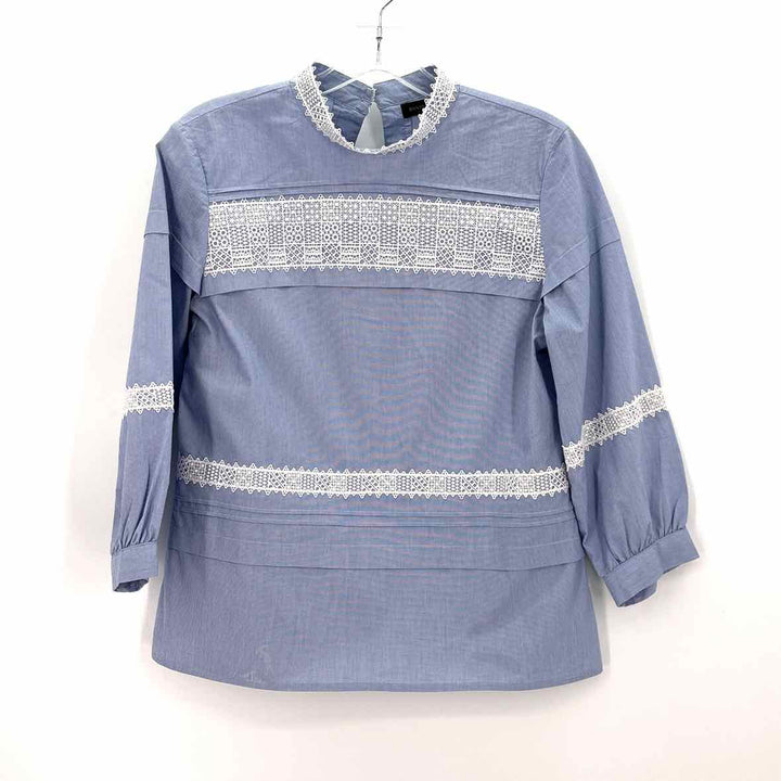 Size XS Banana Republic Blue Lace Shirt