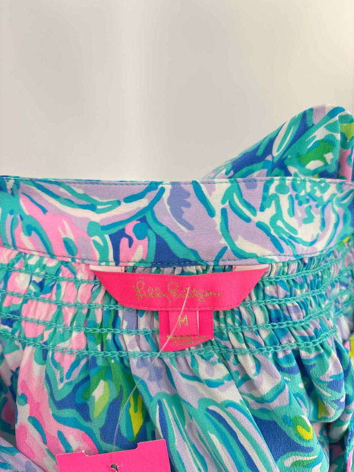 Size M Lilly Pulitzer Blue Print Shirt