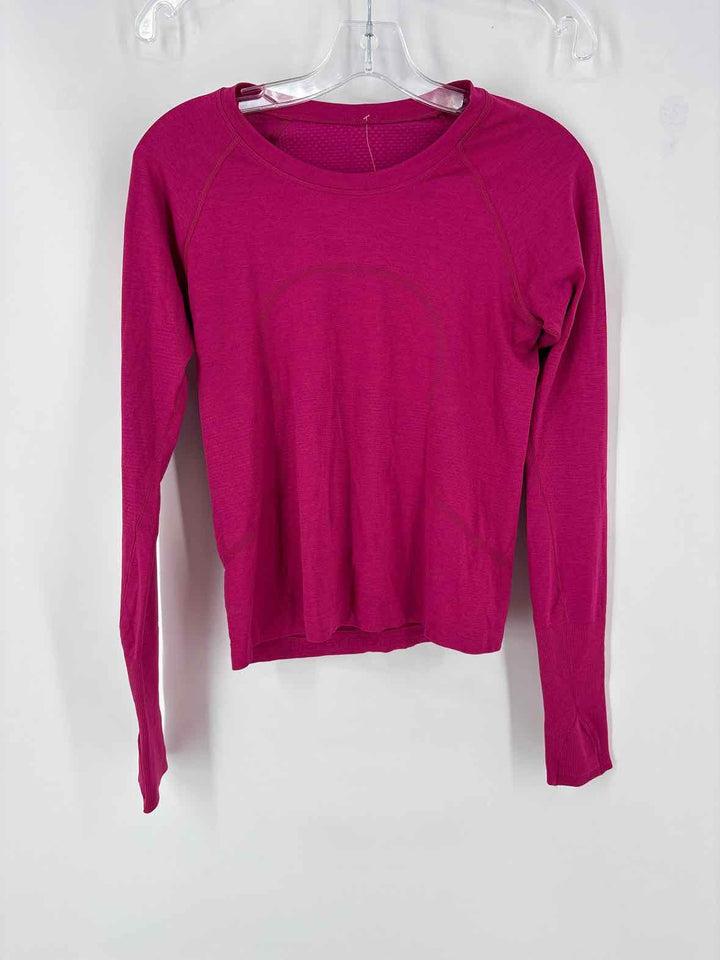 Size 6 Lululemon Pink Shirt