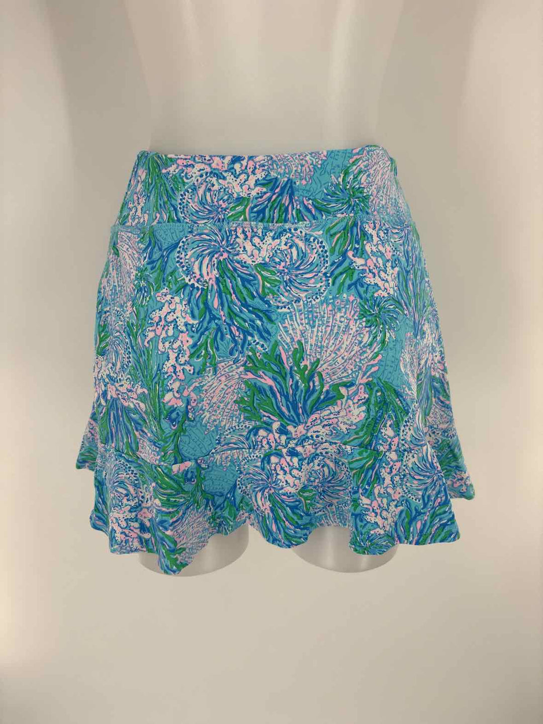 Size S Lilly Pulitzer Blue Print Skirt