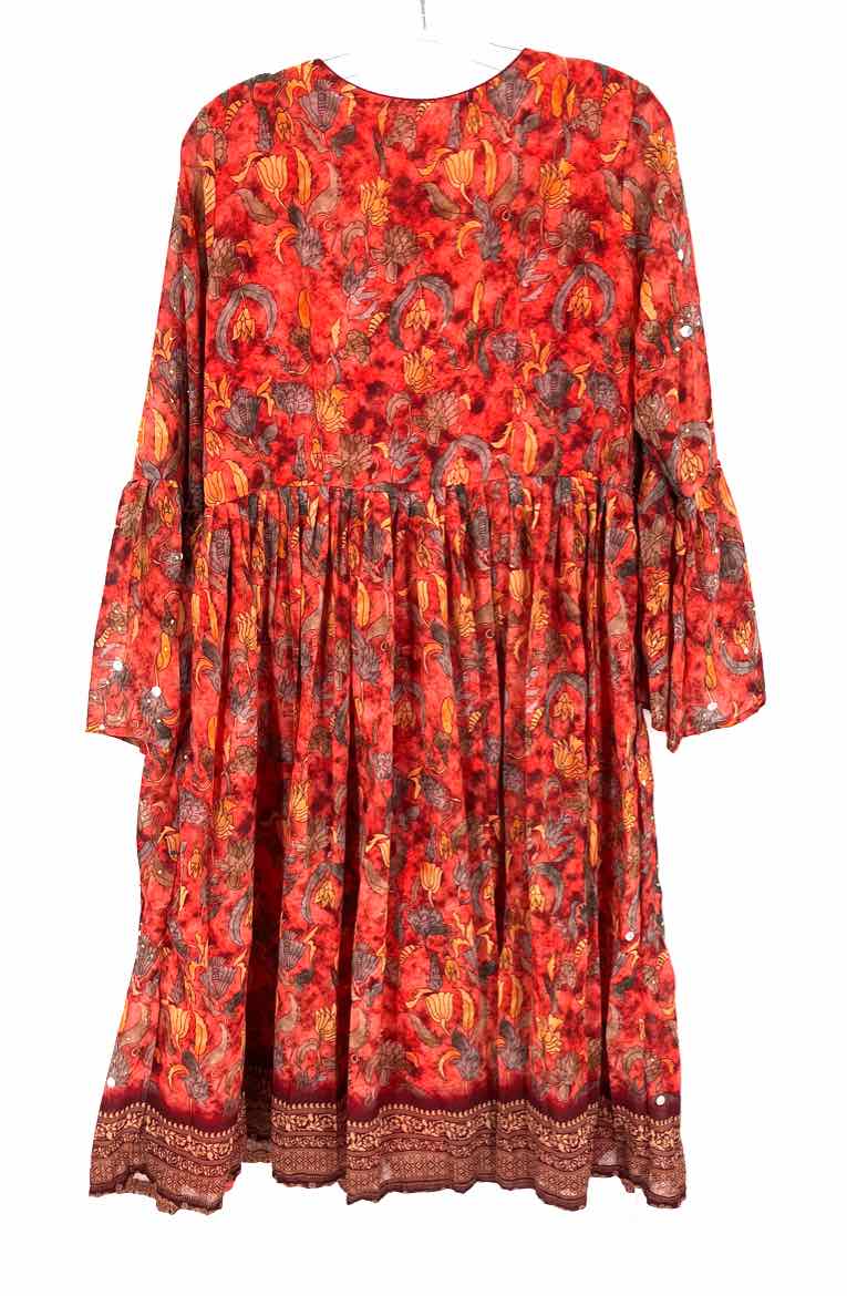 Size L Orange Dress