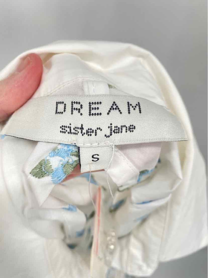 Size S White Print Dress