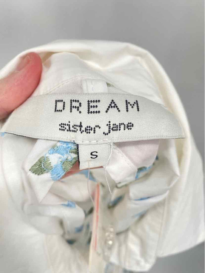 Size S White Print Dress