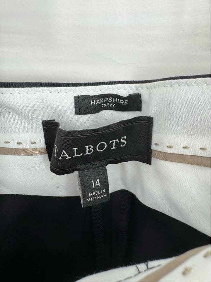 Size 14 Talbots Black Pants