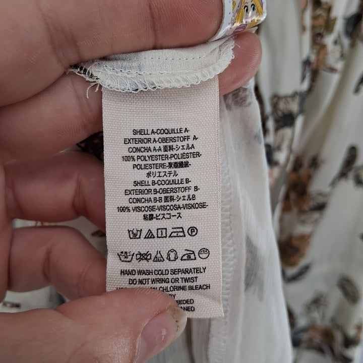 Size M FREE PEOPLE Cream Shirt