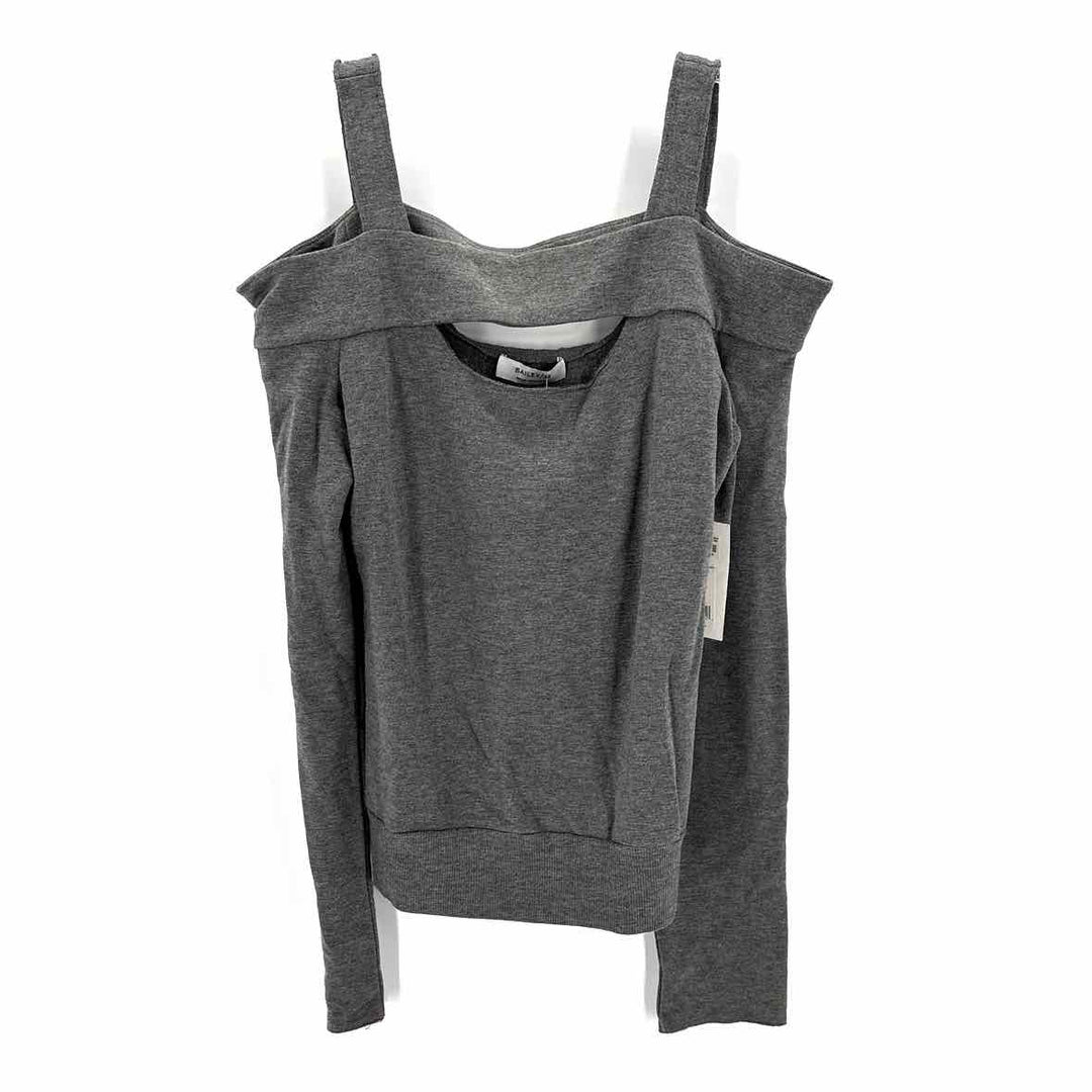 Size M Bailey Gray Knit Shirt