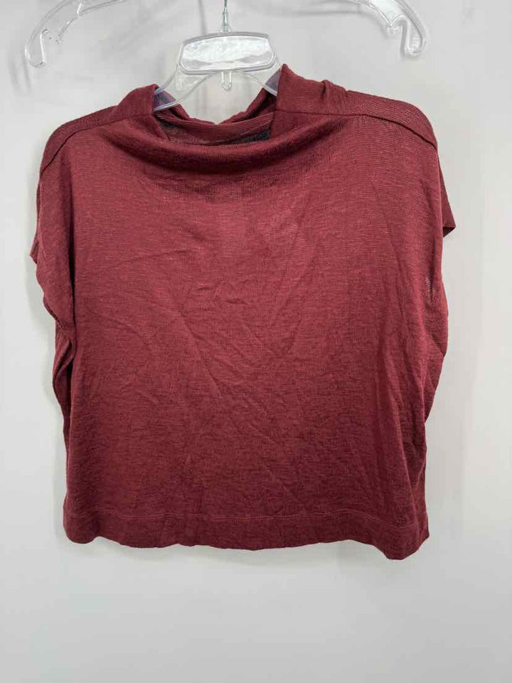 Size L Anthropologie Burgundy Sweater