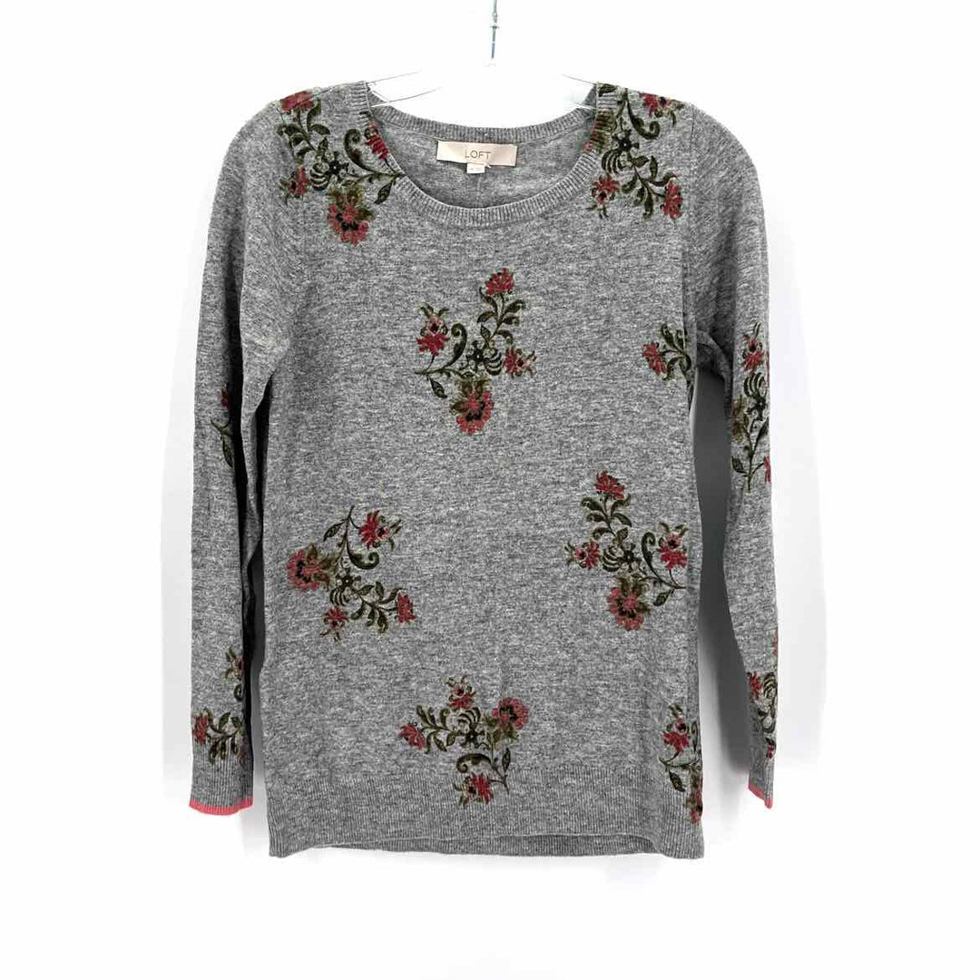 Size XS Ann Taylor Gray Sweater