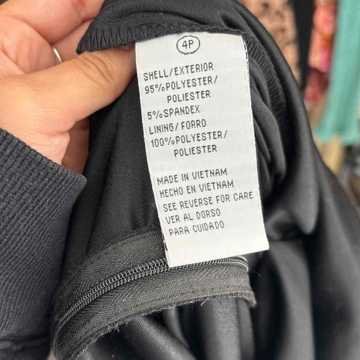 Size 4P Black Pants