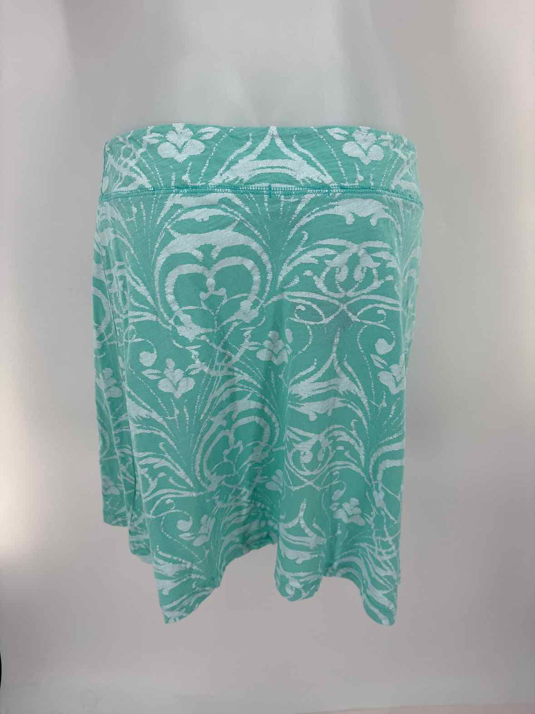 Size M FRESH PRODUCE Green Print Skirt