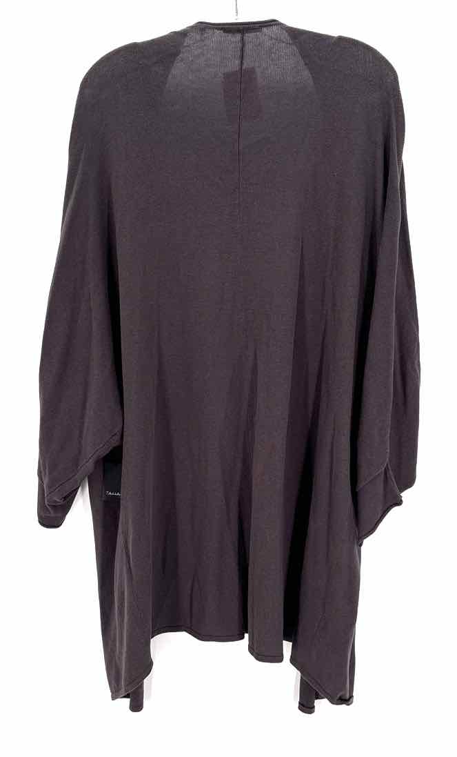 Size XL TAHARI Charcoal Knit Sweater