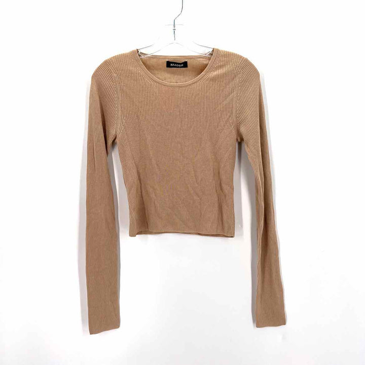 Size S Beige Knit Sweater