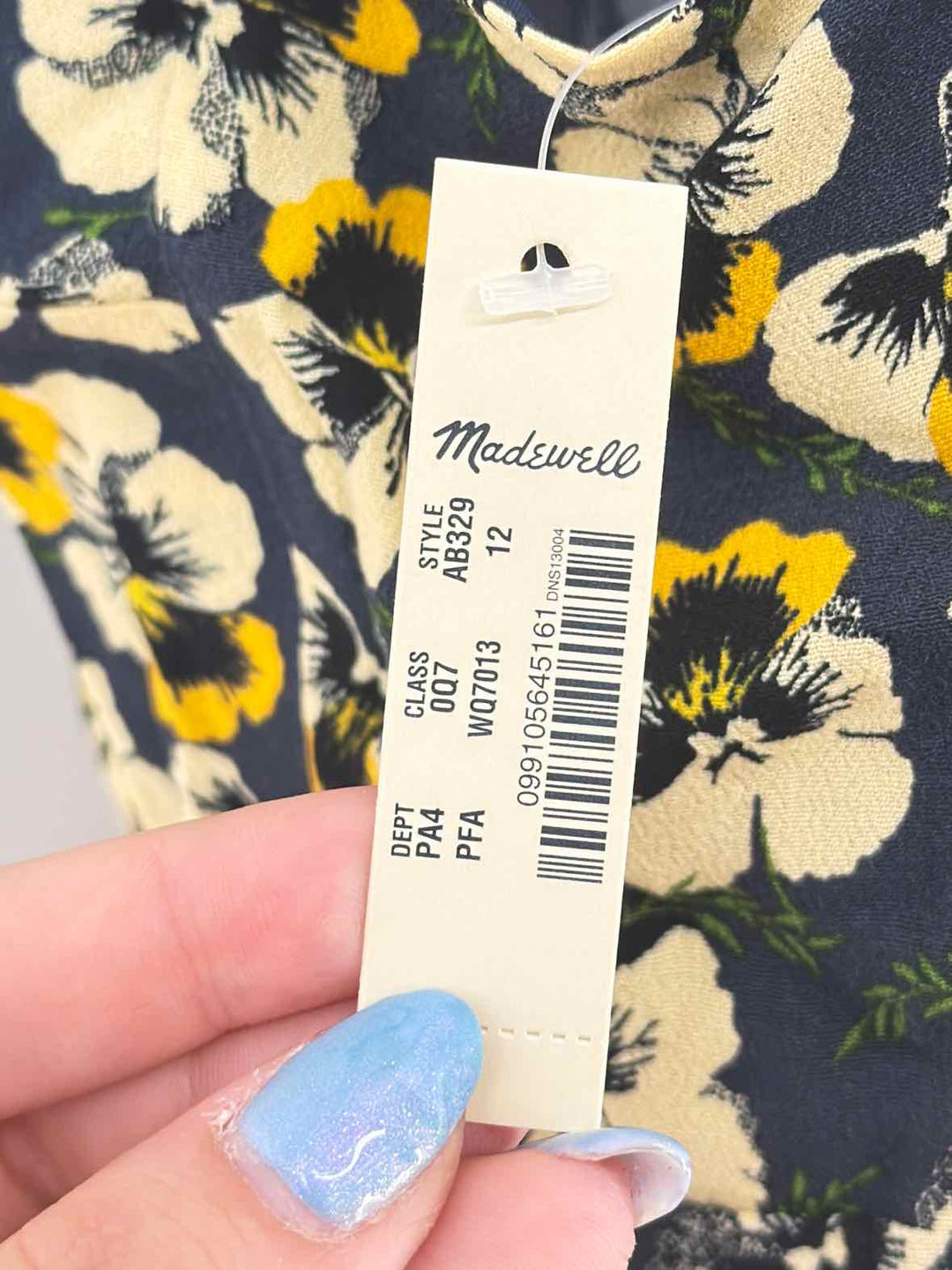 Size 12 MADEWELL Yellow Dress