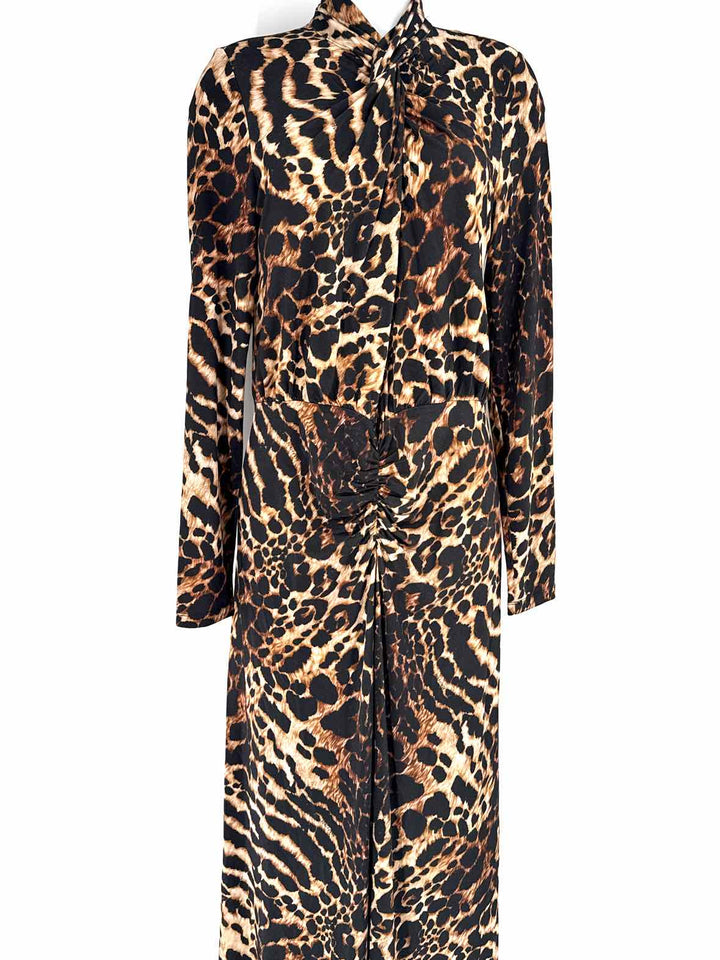 Size 10 ALL SAINTS Black Print Dress