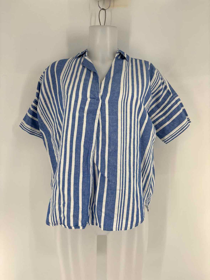 Size XS MADEWELL Blue Shirt