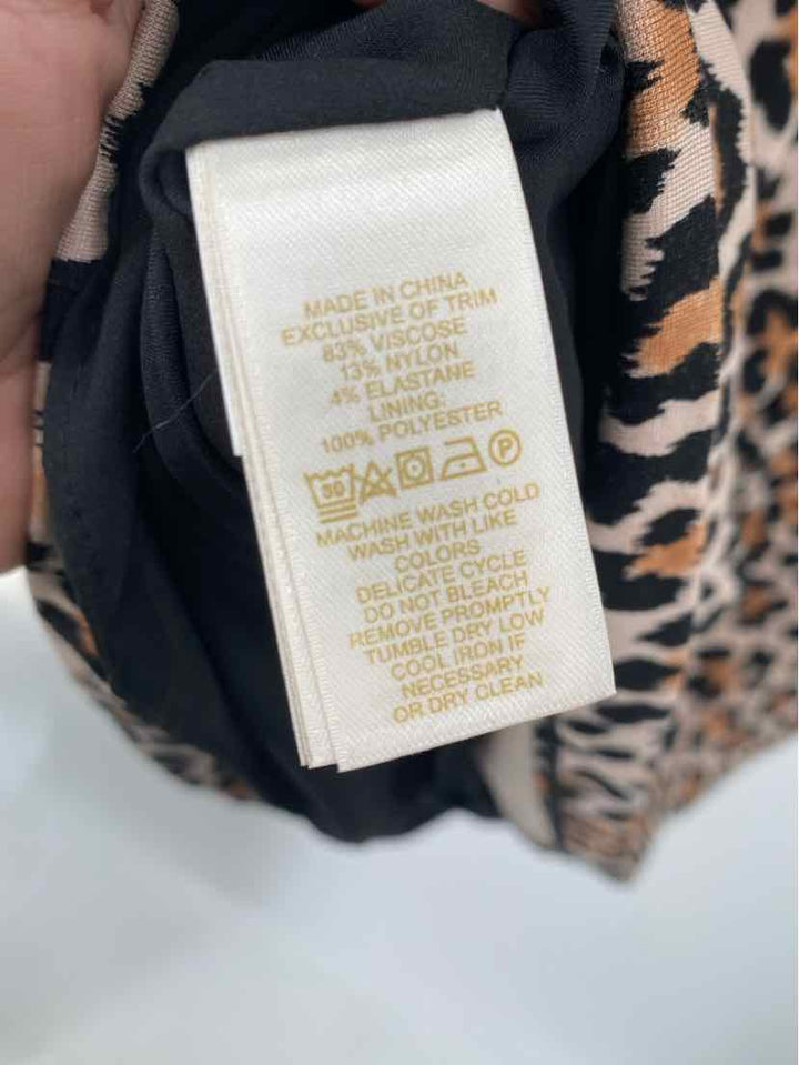 Size XS Kate Spade Brown Print Dress