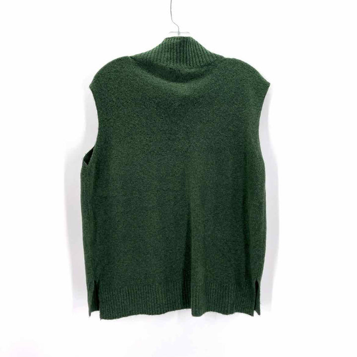 Size M Ann Taylor Green Knit Wool Sweater