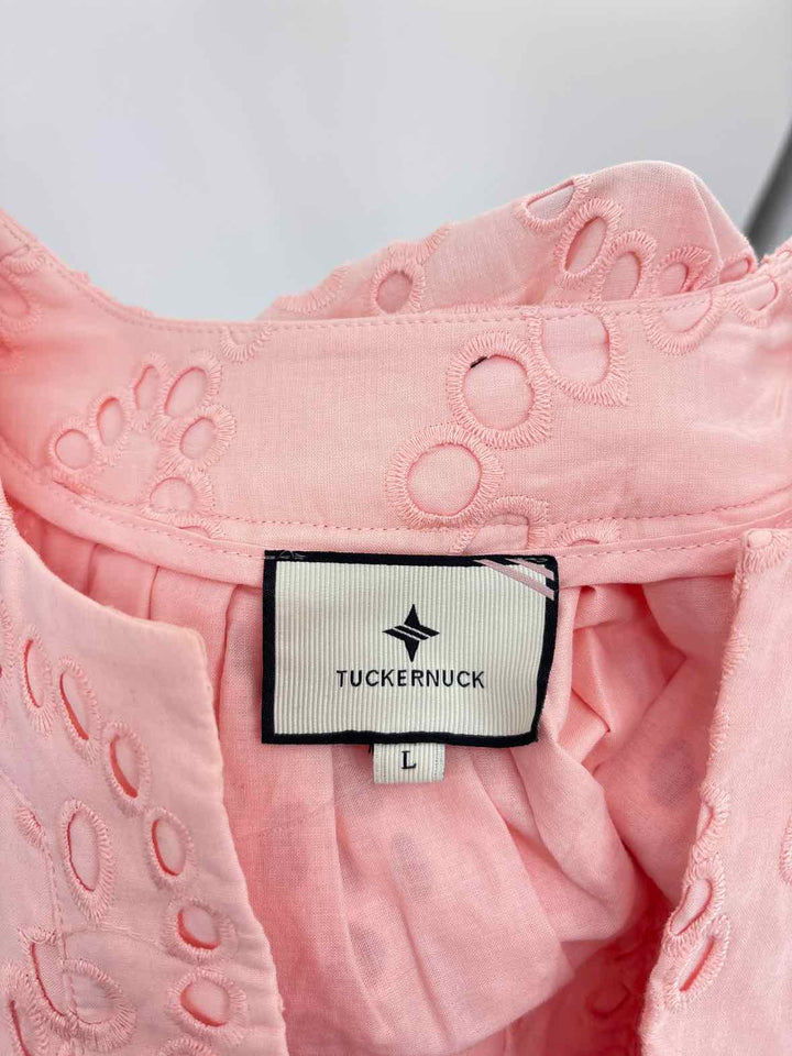 Size L TUCKERNUCK Peach Shirt
