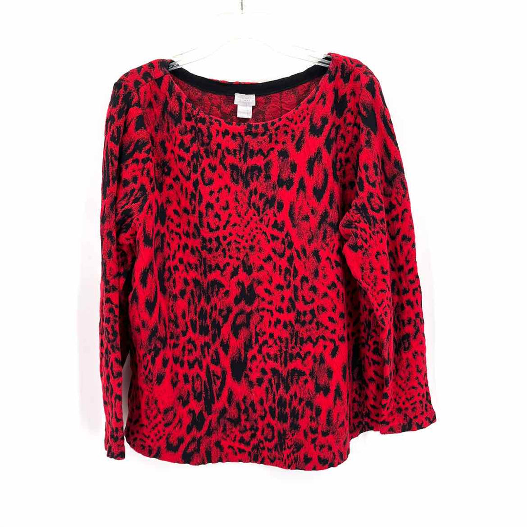 Size XL Chico's Red Shirt