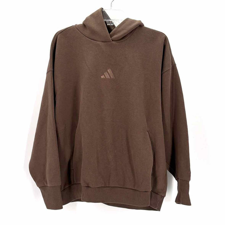 Size L Adidas Brown Cotton Sweater