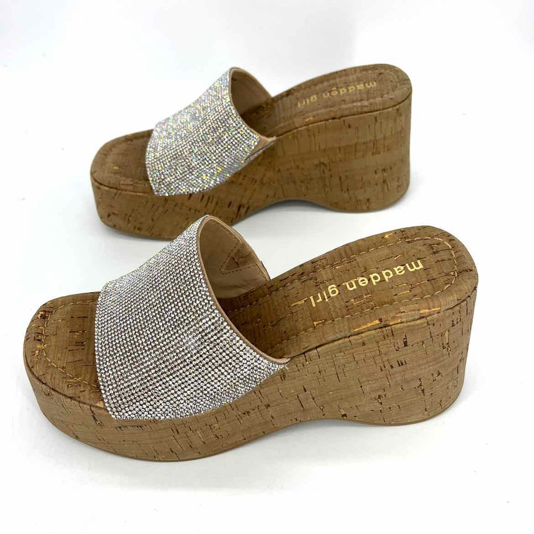 Shoe Size 6 MADDEN GIRL Silver Sandals