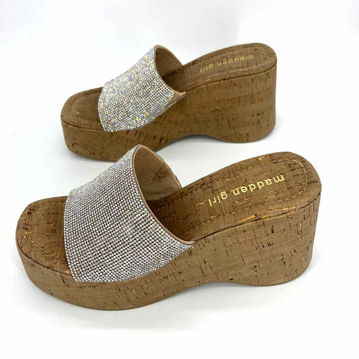 Shoe Size 6 MADDEN GIRL Silver Sandals