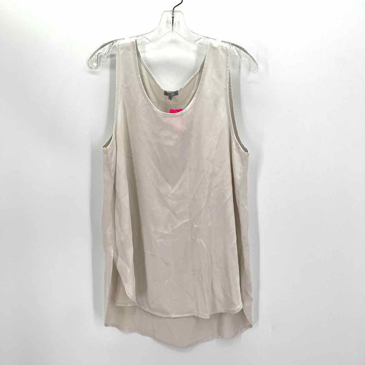 Size S Silver Silk Shirt