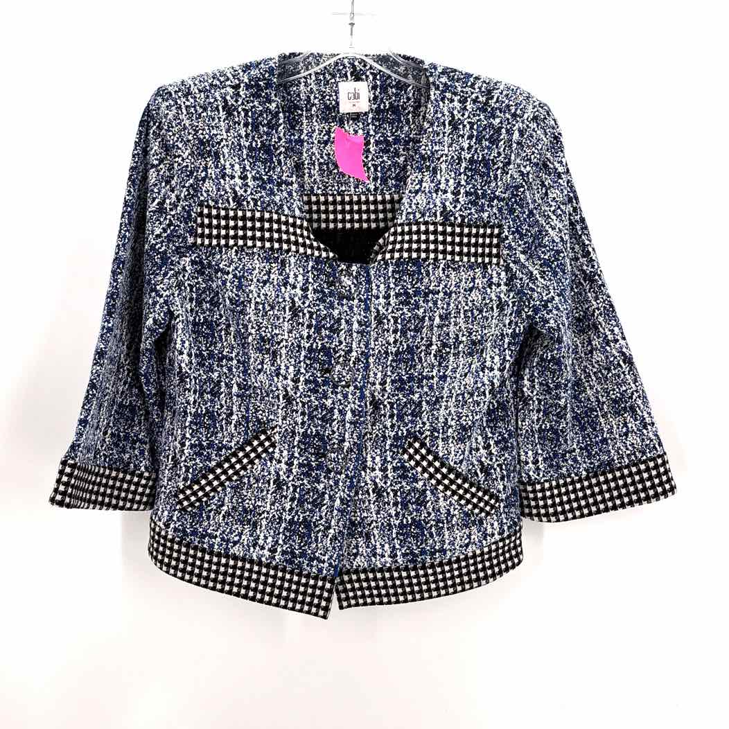 Size M CABI Blue Print Sweater
